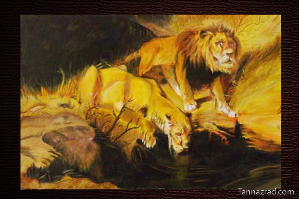Oil painting copy from other artist