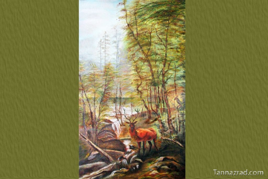 Oil painting copy from other artist