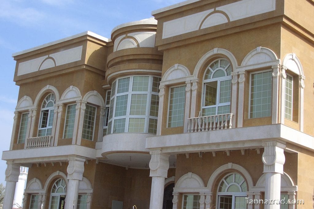 External wall cladding private villa
