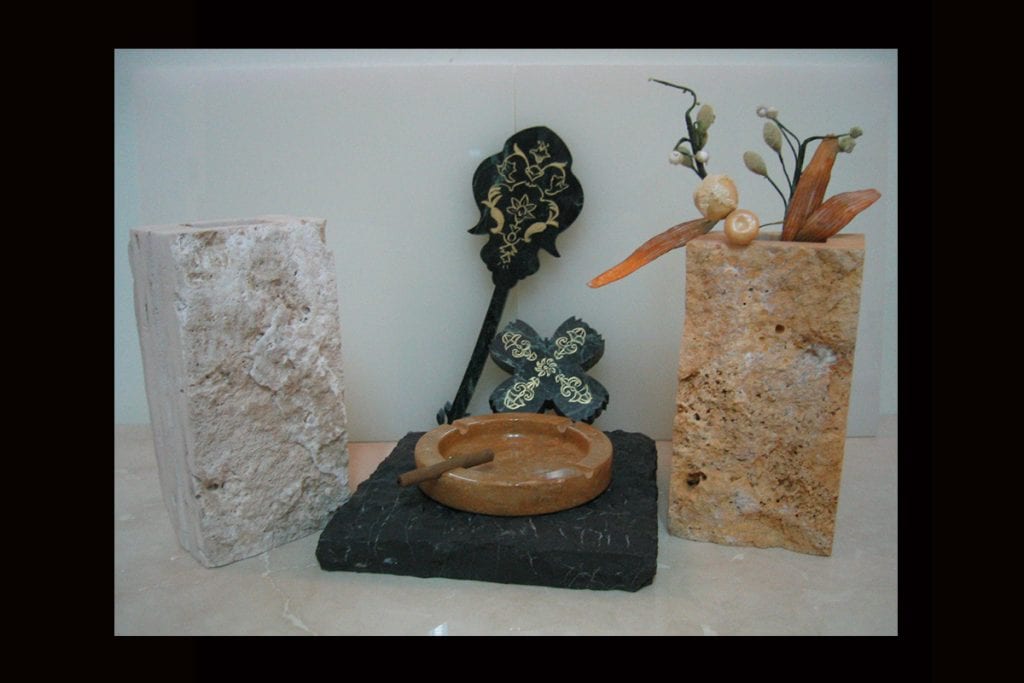 flower pot and ashtray