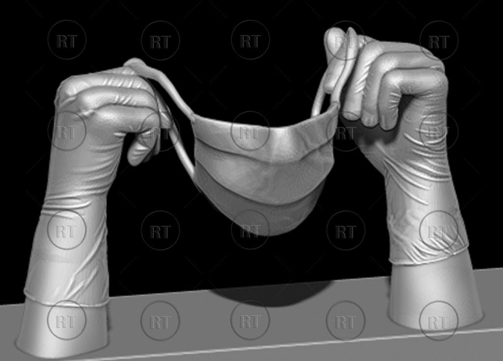 3- Hand detail