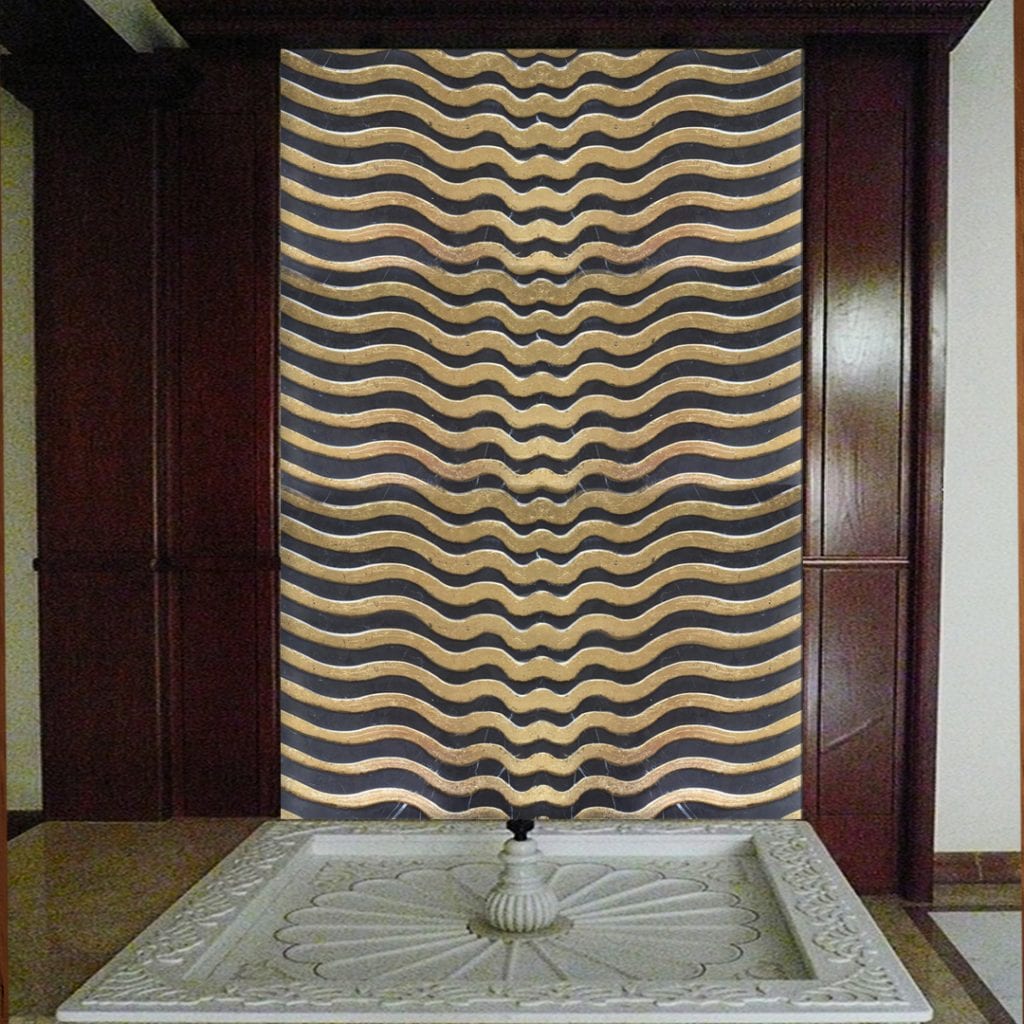 wall panel with fountain 2016