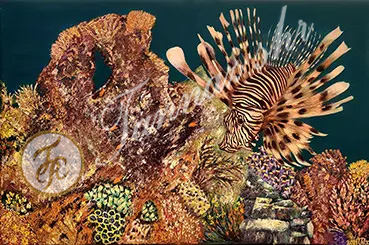 6-Career-Art-Award2023-Sanremo-Lion-Fish-Size-90x60x3-cms