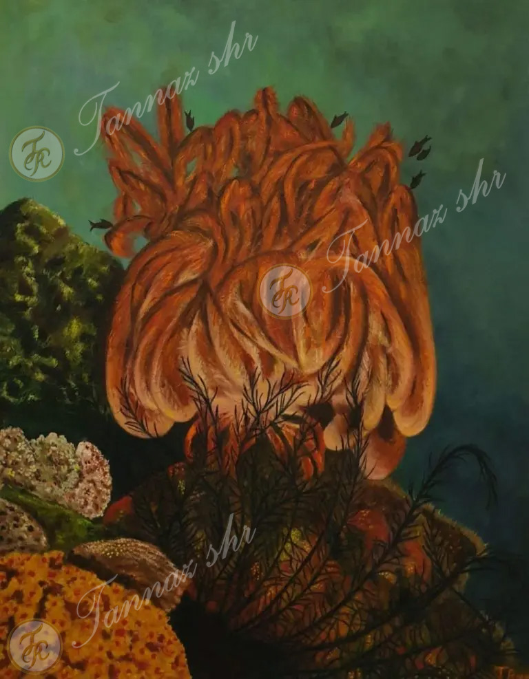 Ocean Light size 91 x 70 cm